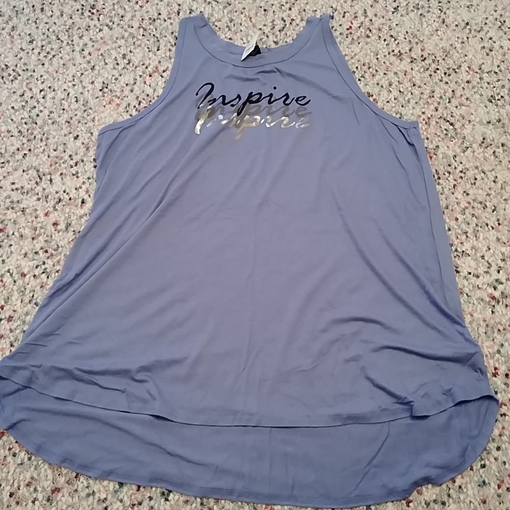 Lane Bryant High Low Sretch Tunic Tank- 22-24